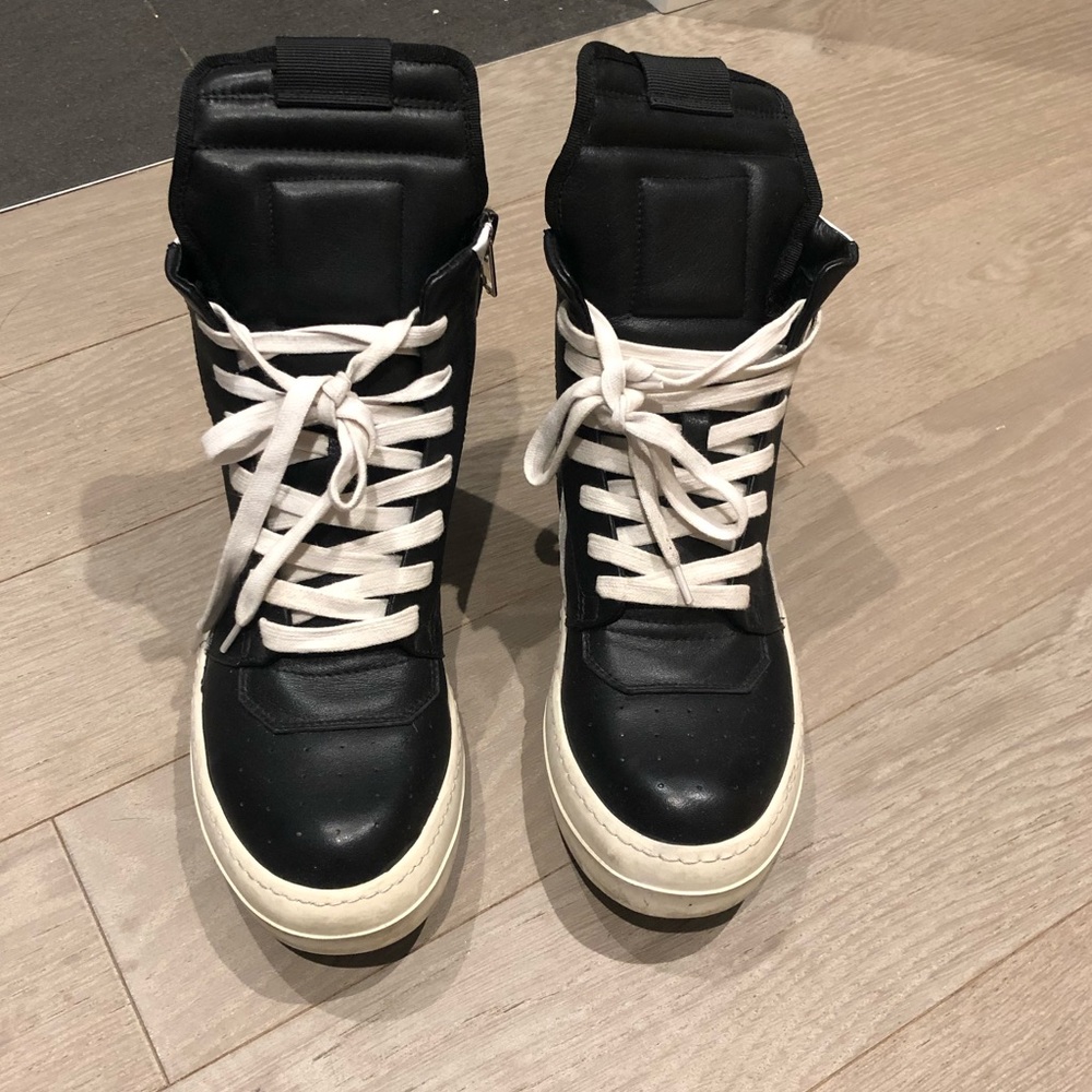 RICK OWENS geobasket sneakers